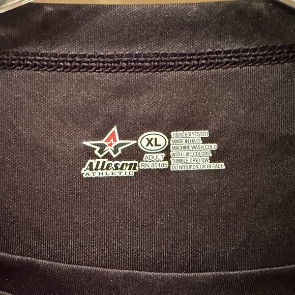 Alleson Athletic Sierra Nevada Wolves Baseball Dri-Fit Shirt Size X-Large - Picture 3 of 6